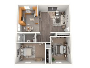 2 bed 1 bath 104 104 floor plan